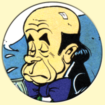 Caricature de Donald Meek (Morris).