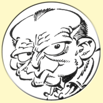 Caricature de Bruno Mégret (Maëster).