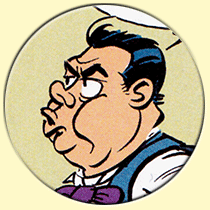 Caricature de Paul Mercey (Achdé).