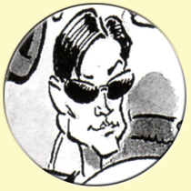 Caricature de Carrie-Anne Moss (Maëster).
