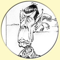 Caricature de Leonard Nimoy (Maëster).