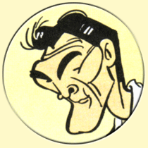 Caricature de Jack Palance (Morris).