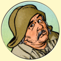 Caricature de Serge Papagalli (Steven Dupré).