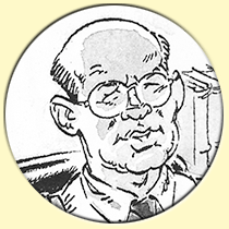 Caricature de Mitch Pileggi (Maëster).