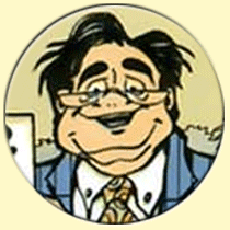 Caricature de Bernard Pivot (Bédu).