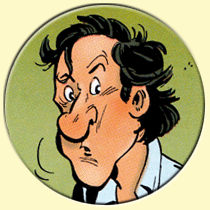 Caricature de Michel Platini (Serge Carrère).