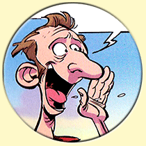 Caricature de Benoît Poelvoorde (Simon Léturgie).
