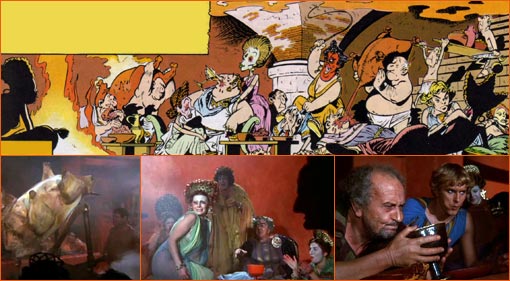 Satyricon selon Albert Uderzo.