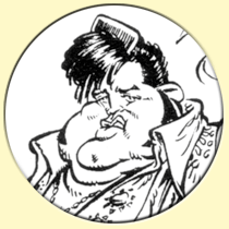 Caricature d'Elvis Presley (Maëster).
