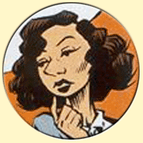 Caricature de Leni Riefenstahl (Laurent Verron).