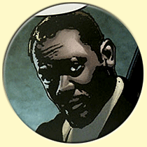 Caricature de Samuel Leroy Jackson (Jorge Lucas).
