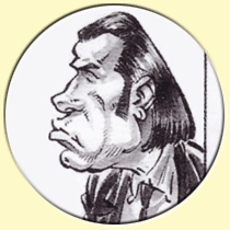 Caricature de John Travolta (Maëster).
