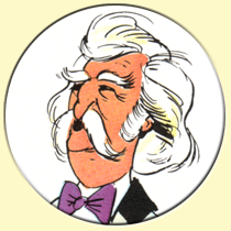 Caricature de Mark Twain (Morris).