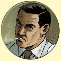 Caricature de Lino Ventura (Gaël Séjourné).