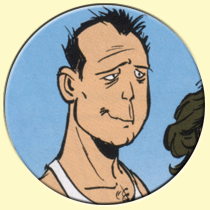 Caricature de Bruce Willis (Simon Léturgie).