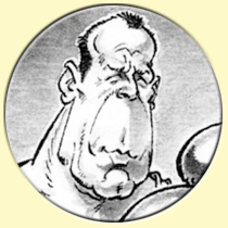 Caricature de Bruce Willis (Maëster).