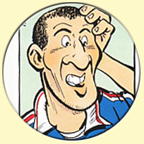 Caricature de Zinédine Zidane (Serge Carrère).