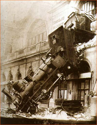 Accident gare de l'Ouest (Studio Levy and sons).