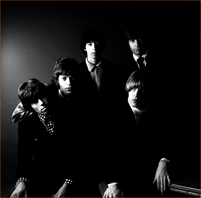 Photographie des Rolling Stones par Guy Webster.