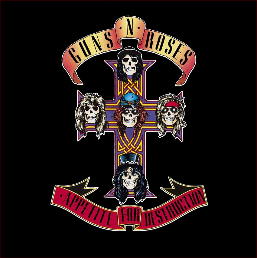 Appetite for destruction des Guns N' Roses.