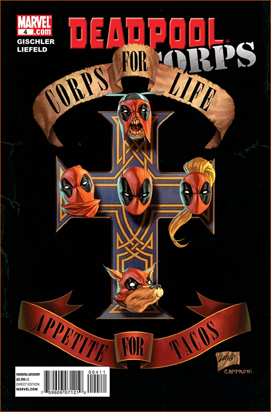 Appetite for destruction selon Rob Liefeld.