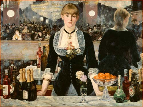 Un bar aux Folies-Bergères d'Edouard Manet.