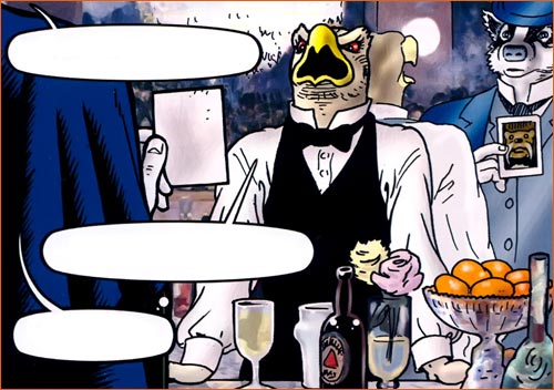 Un bar aux Folies-Bergères selon Bryan Talbot.