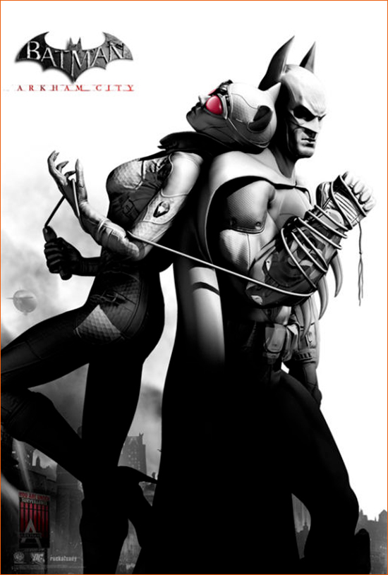 Poster Batman: Arkham City de Rocksteady Studios (2011).