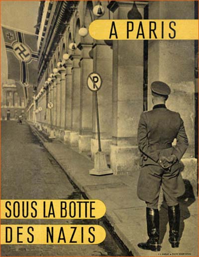 A paris sous la botte des Nazis de Jean Eparvier (Photo de Roger Schall).