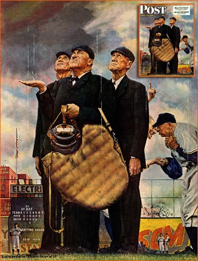 Bottom of the sixth de Norman Rockwell.