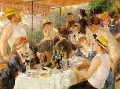 Le déjeuner des canotiers de Renoir.