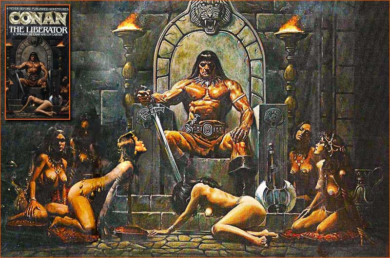 Illustration de Conan le Libérateur de Bob Larkin.