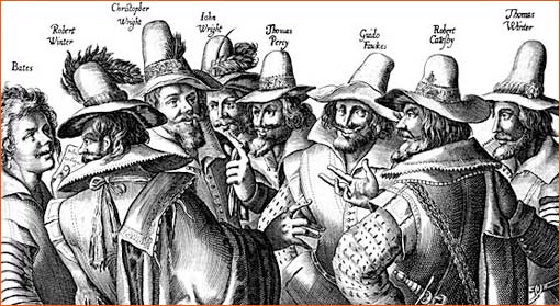 Les artisans de la conspiration des poudres de Crispin Van de Passe.