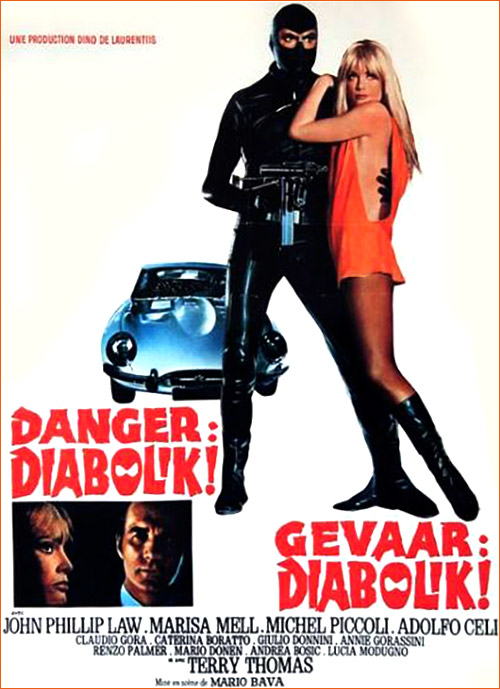 Danger: Diabolik ! de Mario Bava.
