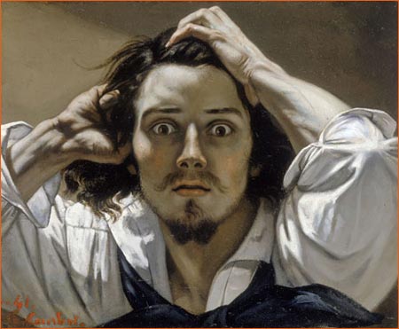 Autoportrait dit Le Désespéré de Gustave Courbet.