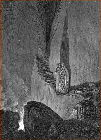 La divine comédie par Gustave Doré.