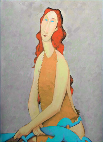 Jeanne Hébuterne au pull jaune selon Jean-Louis Mourier.