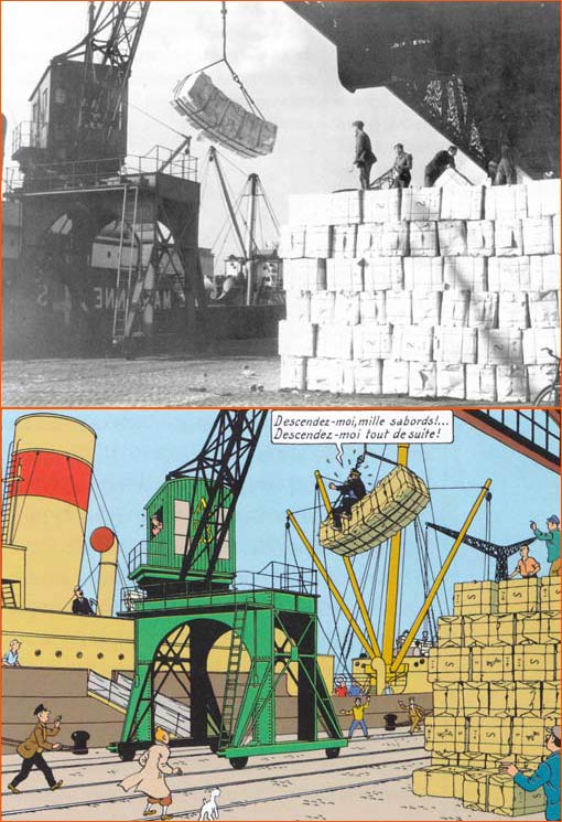 Photo d'archives d'Hergé.