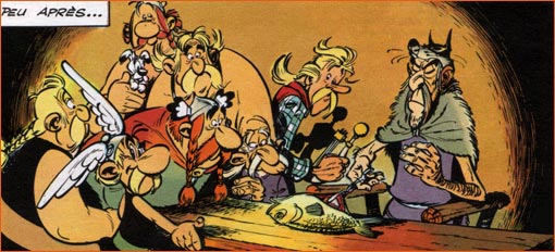 La leçon d'anatomie selon Albert Uderzo.