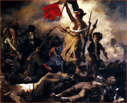 La Liberté guidant le peuple selon Bryan Talbot.