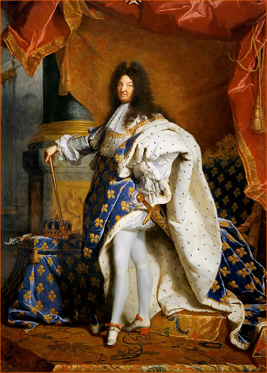Portrait de Louis XIV de Hacinthe Rigaud.