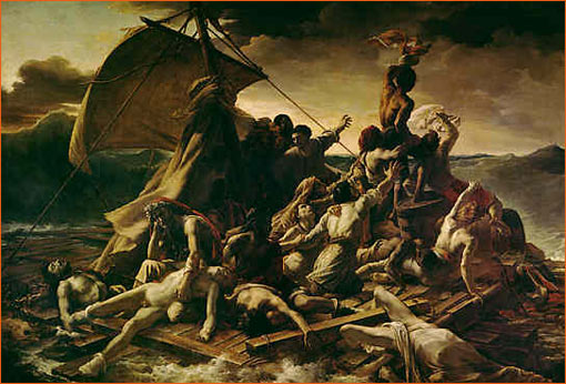 Le radeau de la Méduse deThéodore Géricault.