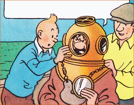 Les naufrageurs des mers du Sud selon Hergé.