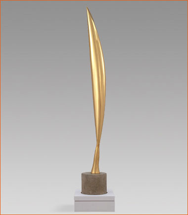 Oiseau dans l'espace de Constantin Brâncusi.