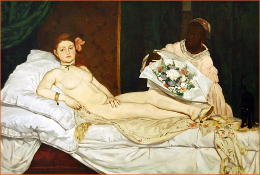Olympia d'Edouard Manet.