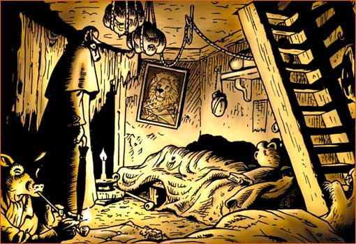 Opium smoking - The Lascar's room selon Bryan Talbot.
