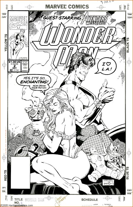 Wonder Man #2 - Encrage de Terry Austin.