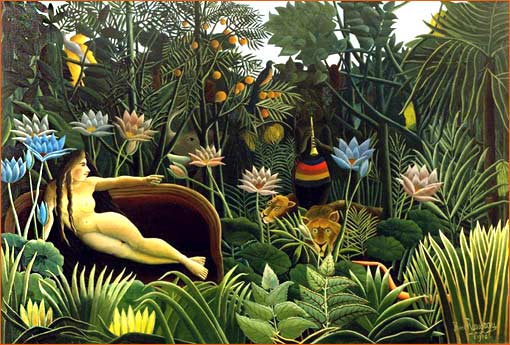 Le rêve du Douanier Rousseau.