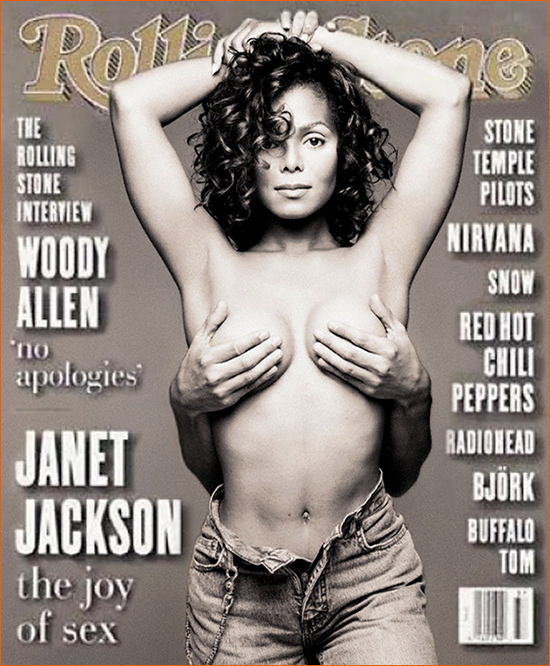 Photographie de Janet Jackson par Patrick Demarchelier pour RollingStone.