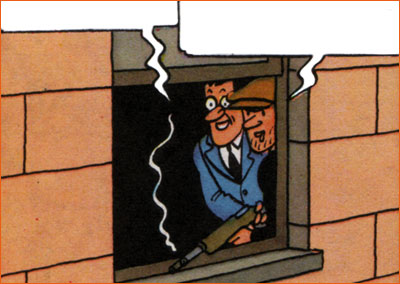Scarface selon Hergé.